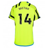 Camisa de time de futebol Arsenal Eddie Nketiah #14 Replicas 2º Equipamento Feminina 2023-24 Manga Curta